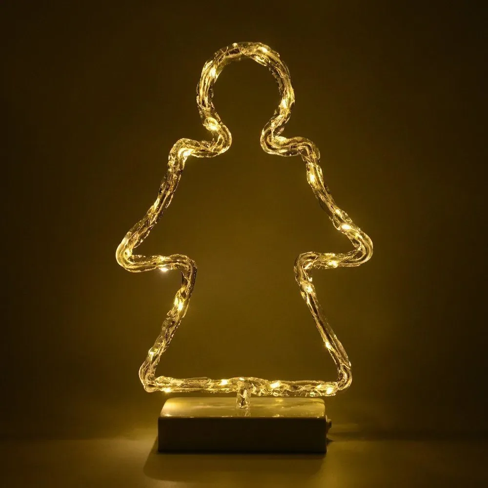 Warm White Light Angel Shape LED